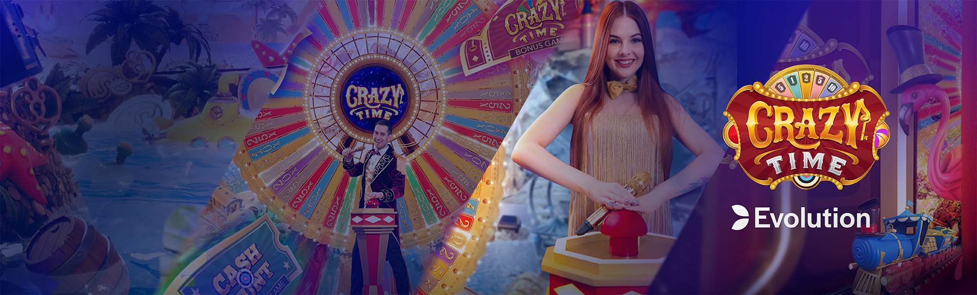 Lørdags Crazy Time Reload – 50% bonus opp til 2000 kr